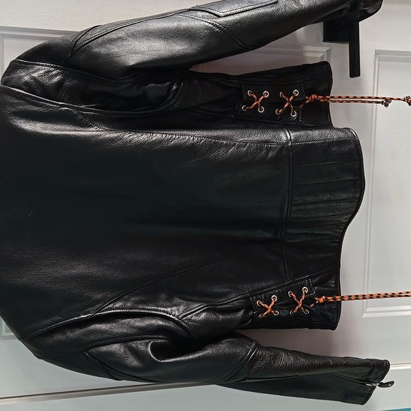 Vintage Wilsons Leather Motorcycle Jacket W Removable Thinsulate Insulation Moto - Picture 12 of 16